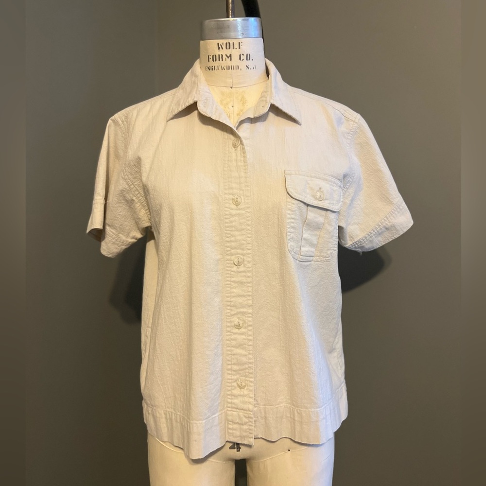 Boxy Cotton Blouse